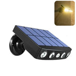Solare Außenleuchte mit Bewegungsmelder | 4 LEDs | Wetterfest & Kabellos
