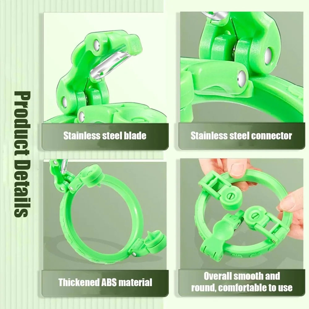 Fruchtzauber | Kompakter Handheld Obstschäler mit Komfortgriff