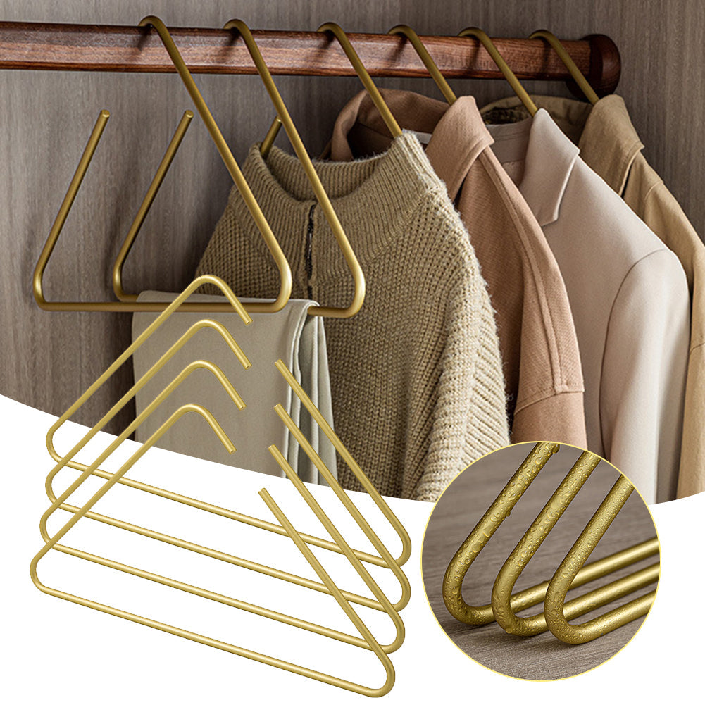 Stylish Aluminum Hangers for an Organized Wardrobe (5 Pieces)