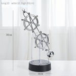 Kinetische Eleganz | Rotierendes Pendel Ornament
