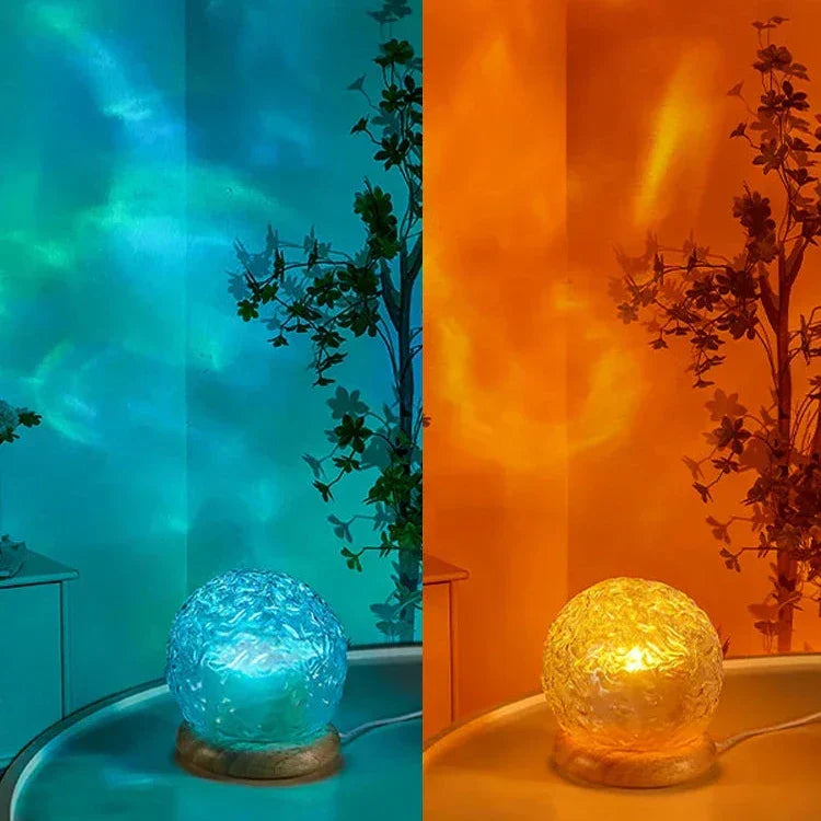 Wave Magic Table Lamp for Soothing Ambiance
