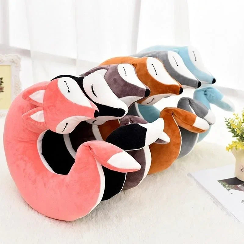 Cuddly Neck Pillow for Travel | Playful Fox Design
