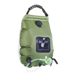 Sonnenbetriebene Gartendusche mit 20 Liter Tank