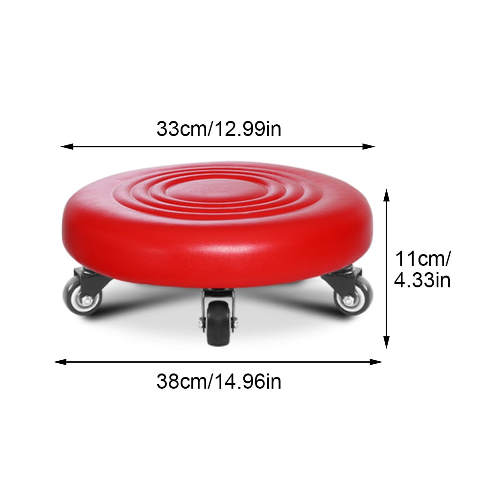 Vielseitiger Drehhocker mit Rollen | FlexiSeat