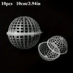 MossHarmony Hanging Planter Ball | Plastic with Drainage Holes | Ideal for Orchids and Ferns | Indoor and Outdoor Use