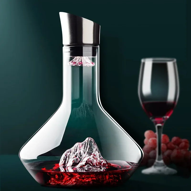 1500ml Glanzvoller Kristall Dekanter – Eleganter Weinbelüfter
