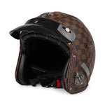 Retro Motorradhelm – Urban Cruiser – (Offenes Gesicht 3/4)