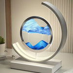 LED Tischlampe mit bewegter Sandlandschaft – Sandlicht