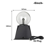 Luminara | Fascinating Plasma Light Sphere with Touch Sensor | LED Lamp with Sound Control | 220V EU Plug | 10–20 cm | Decorative Light for Any Occasion