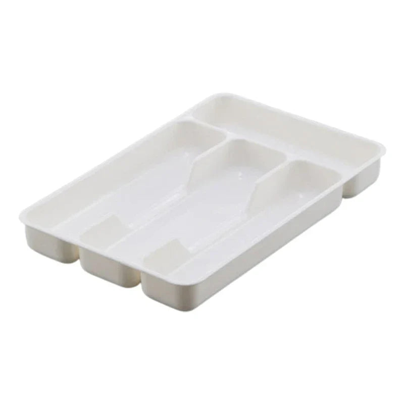 Practical Cutlery and Drawer Organizer | 27x17.6x3.5 cm | Black or White