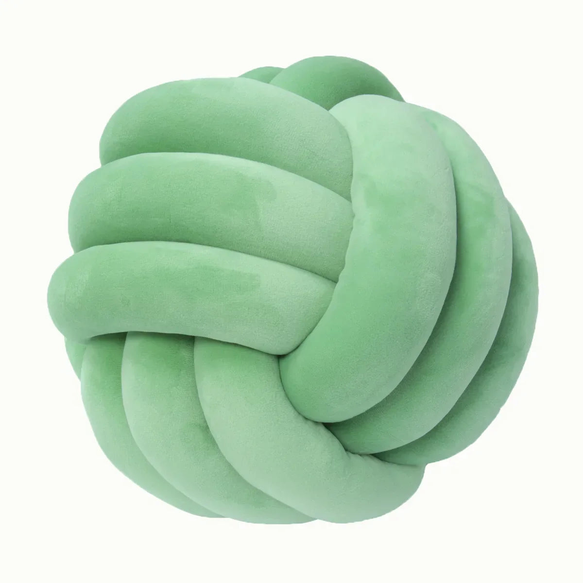 Samt Kissen mit Knoten