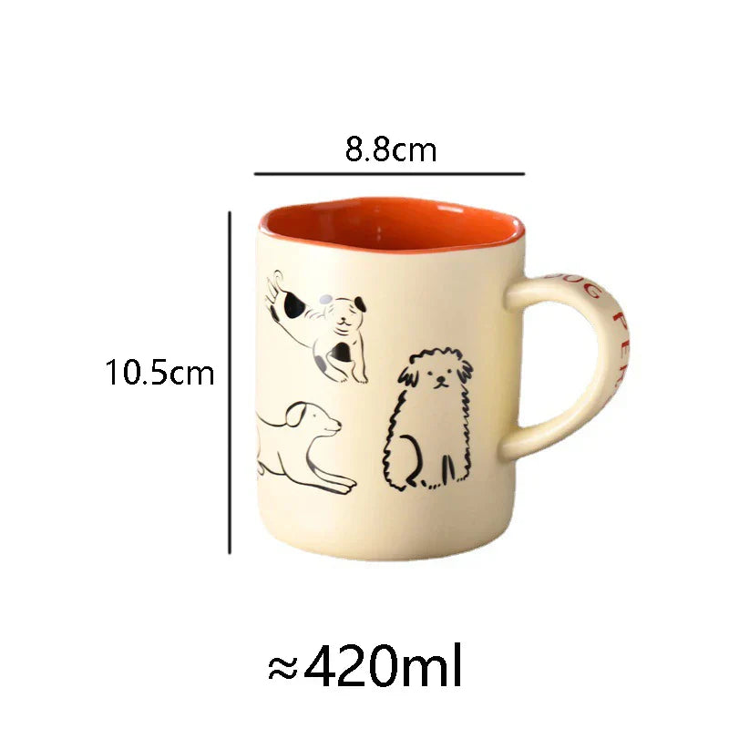 Kaffeetasse für Katzen- oder Hundeliebhaber
