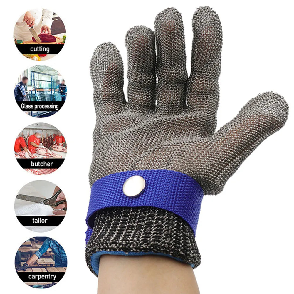 Cut-Resistant Stainless Steel Gloves – Optimal Hand Protection