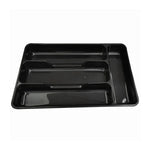 Practical Cutlery and Drawer Organizer | 27x17.6x3.5 cm | Black or White