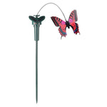 Solar-powered garden ornaments with lively movements