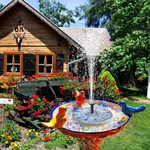 Solarbetriebene Schwimmende Gartenfontäne für Teiche