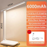 Foldable LED Desk Lamp with Touch Control and Battery