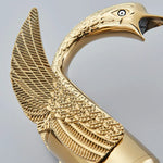 Eleganter Einhebel-Waschtischarmatur in Gold