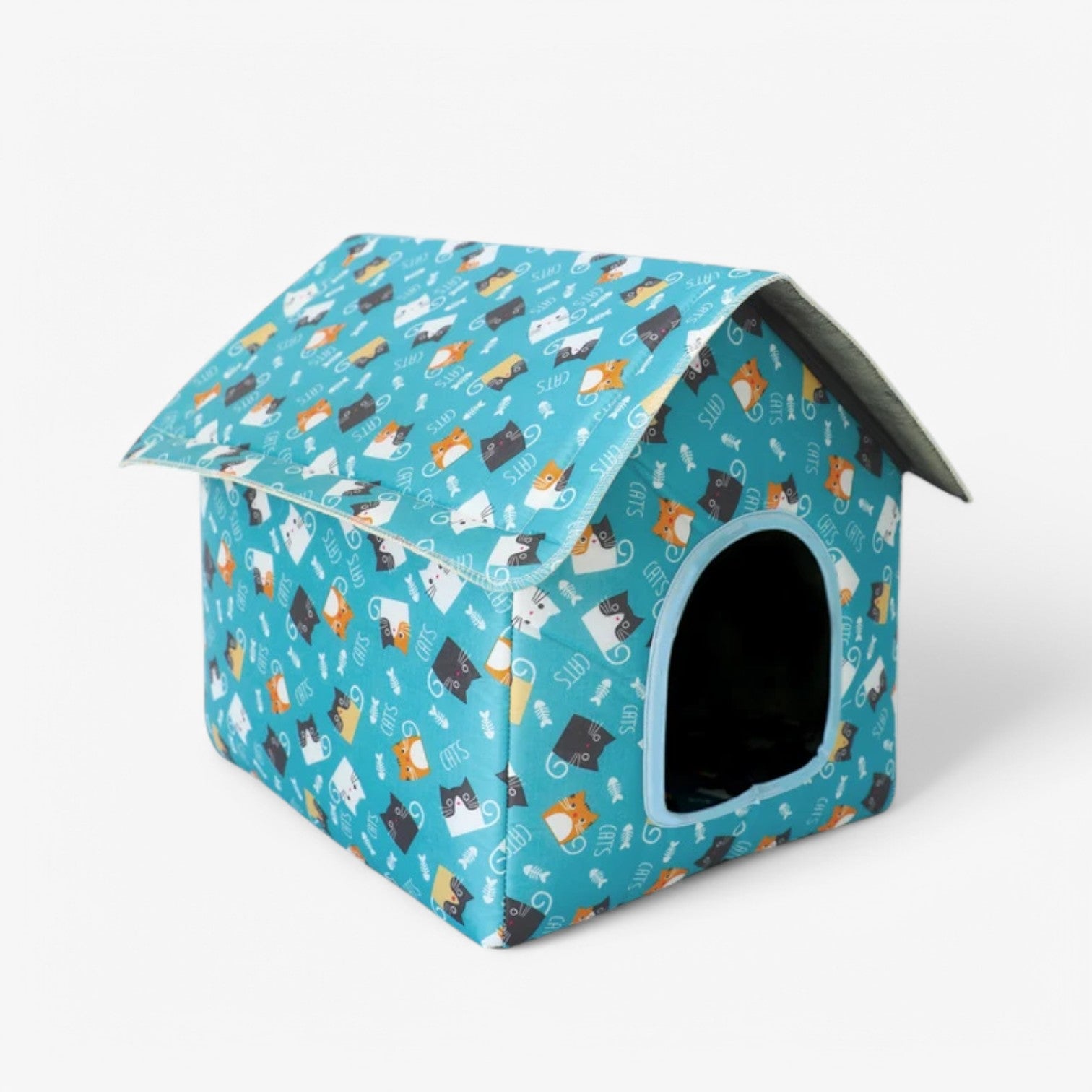 Wetterfestes Tierhaus "CozyNest" für Katzen und kleine Hunde