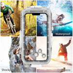 Wasserdichtes Tauchgehäuse für iPhone mit 40m Schutz und Touch-Steuerung – AquaGuard