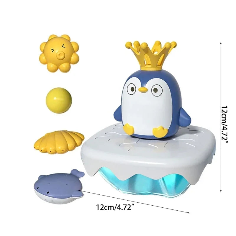 Spritzendes Bade-Spielzeug in Pinguin-Form