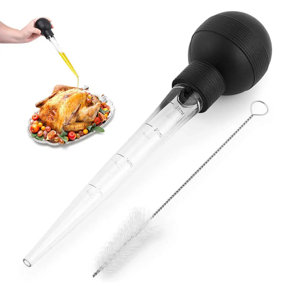 FlavorDirect - Marinade Injector with Double Needle Set made of Stainless Steel