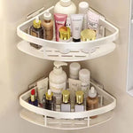 Rectangular Shower Caddy No Drilling | Rust-Proof Design for Your Bathroom