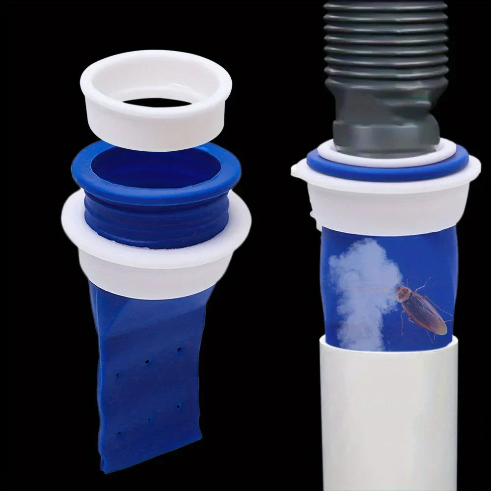 Rückflussverhinderer Set – 6-teiliges Anti-Geruch Bodenablauf Klappe für Bad, Toilette & Küche