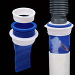 AblaufSicher Set – 6-teiliges Anti-Geruchs & Rückfluss System für Bad, WC & Küche