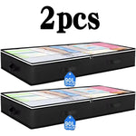 Platzsparende Aufbewahrungstaschen für unter das Bett – Set von 2