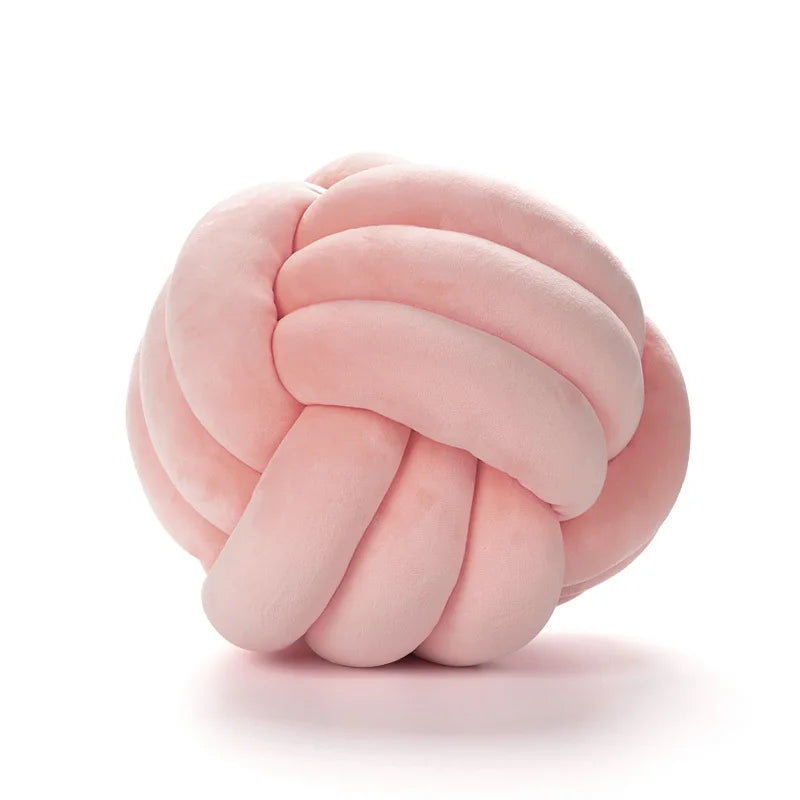Samt Kissen mit Knoten