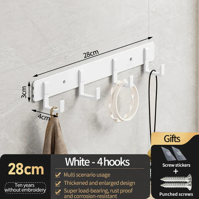Elegant aluminum wall and door hooks for every room