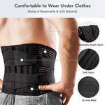 Breathable back support system with 360° flexibility