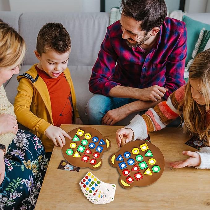 Play of shapes and colours - Promotes recognition and skills