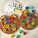 Play of shapes and colours - Promotes recognition and skills