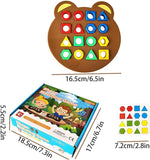Play of shapes and colours - Promotes recognition and skills