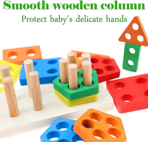 Shapes Sorting Toy - Promotes Recognition and Skills