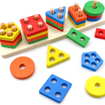 Shapes Sorting Toy - Promotes Recognition and Skills