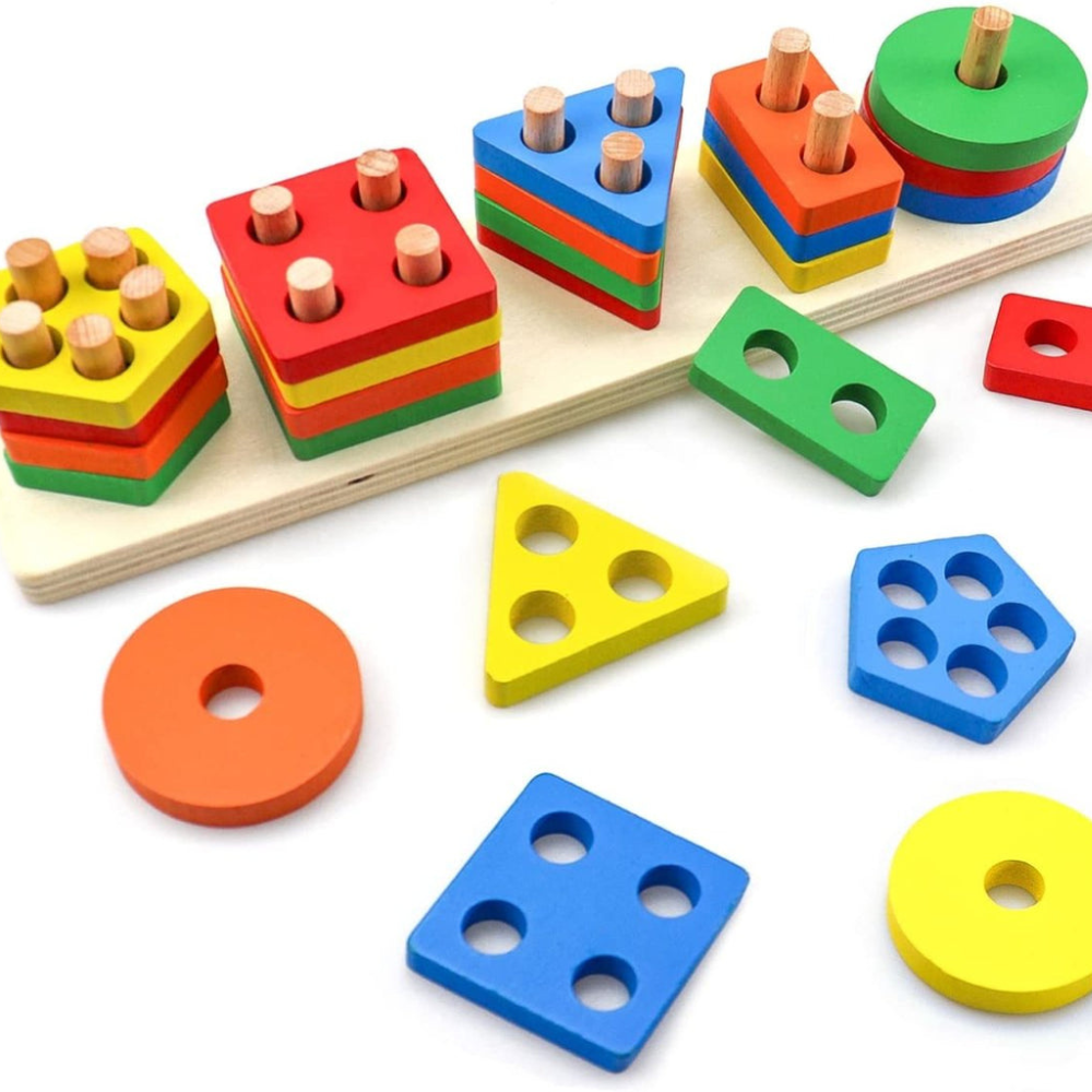 Shapes Sorting Toy - Promotes Recognition and Skills