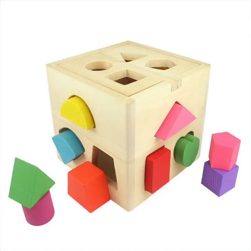 Shape Sorting Cube - Encourages Recognition and Skills