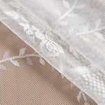 Elegante Runde Tischdecke aus Transparenter Spitze mit Blumenmotiv