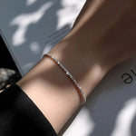 Flüssigsilber Armband – 925 Sterling Silber Handgelenkband, Wasser inspiriert