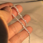 Flüssigsilber Armband – 925 Sterling Silber Handgelenkband, Wasser inspiriert
