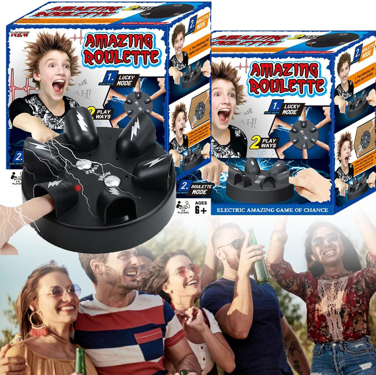 ShockWave - Shock Roulette Party Game with 4 Shock Modes