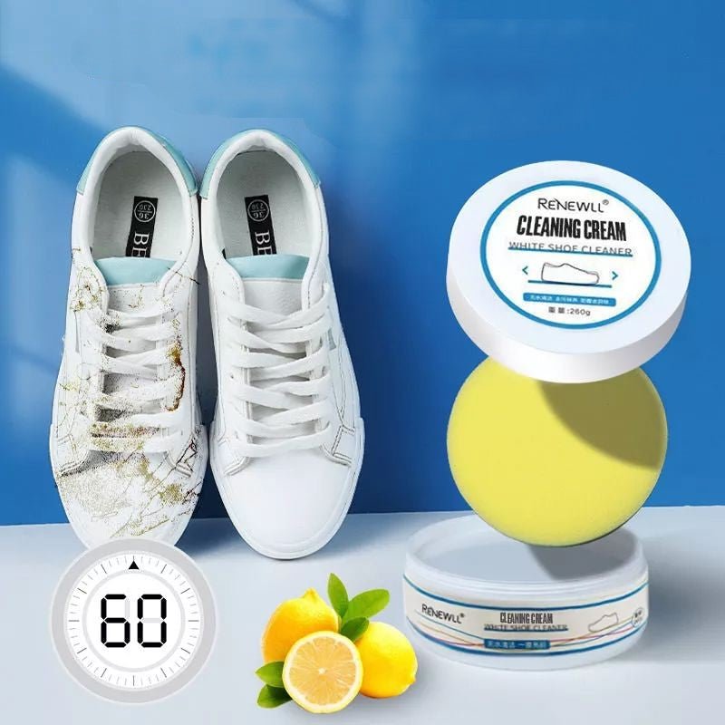 Schnellreinigungscreme für Weiße Sneaker und Lederschuhe