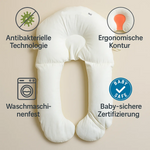 Ergonomisches Babykissen mit Antibakterieller Behandlung