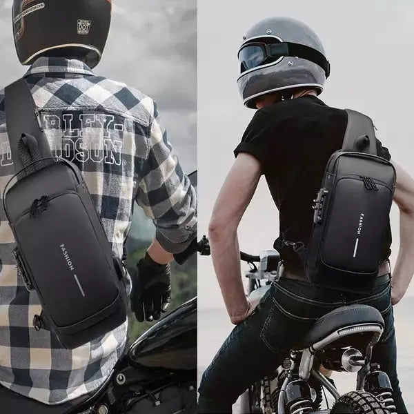 Sicherheitsrucksack – Schnittfest & mit USB-Ladeanschluss