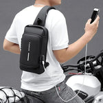Sicherheitsrucksack – Schnittfest & mit USB-Ladeanschluss