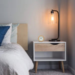 Stiller Holzwecker mit Beruhigendem LED-Licht – Elegantes Design aus Buchenholz