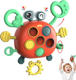 Bunte Krabben-Ziehspielzeug - Der ideale Reisebegleiter für Babys